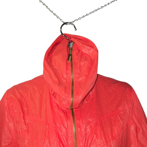 Bernardo Medium Full Face Zipper Hood Nylon Jacket Windbreaker Coral Outdoors - Picture 5 of 14